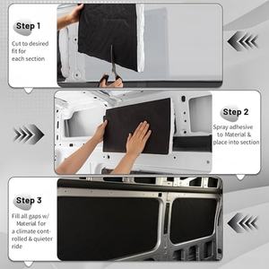 Rollo de Aislamiento Térmico de Alto Rendimiento para Camionetas y Autocaravanas, Material Negro Insonorizante y Protector de Calor - Product Image 3