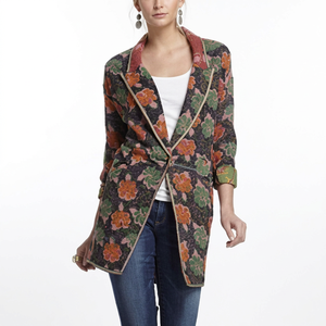Nueva chaqueta Kantha hecha a mano con diseño Floral al por mayor - Product Image 1