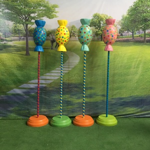 Centro Comercial decorativo, resina de fibra de vidrio, Donuts de comida, dulce lollipop, escultura de caramelo, estatua - Product Image 6