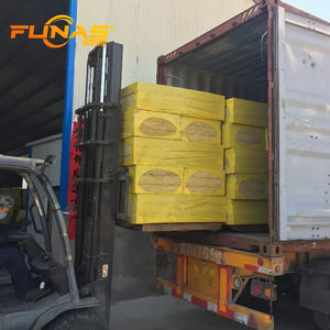 Funas Panneau <span class=keywords><strong>de</strong></span> <span class=keywords><strong>laine</strong></span> <span class=keywords><strong>de</strong></span> roche haute densité au design moderne 100kg/m³ Feuille d'insonorisation <span class=keywords><strong>de</strong></span> 100mm d'épaisseur pour les enceintes antibruit des machines - Product Image 4