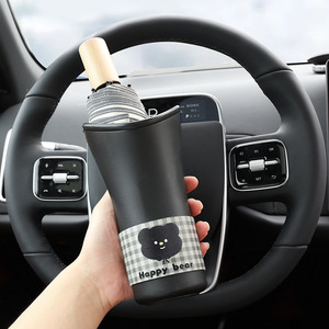 Cubo de almacenamiento para paraguas de coche y cubo de basura multifuncional impermeable colgante puerta ranura contenedor de almacenamiento accesorio decorativo - Product Image 3