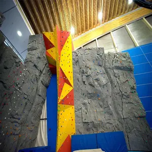 Rock Climbing Treadwall Wall Indoor Kids Set Customized Steel Adult Building Color Material Playground Child Climbing Wall