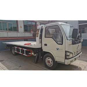 Hot Light Duty Isuzu 4X2 6 Ton Lhd China Flatbed Wraker Sleepwagen Sleepwagen Rollback Wrakken Sleepplatform Vrachtwagens