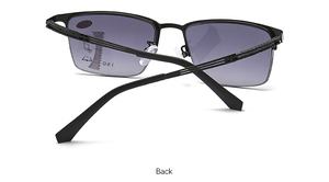 Lunettes de soleil progressives multifocales semi-cerclées de style fin, de haute qualité, bloquant <span class=keywords><strong>la</strong></span> lumière bleue, avec verres de lecture gris PC anti-lumière bleue - Product Image 6