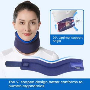 Collarín Cervical Suave, Soporte <span class=keywords><strong>para</strong></span> el Dolor <span class=keywords><strong>de</strong></span> Cuello, Ayuda Anti-ronquidos <span class=keywords><strong>para</strong></span> <span class=keywords><strong>Dormir</strong></span> en Posición Vertical, <span class=keywords><strong>para</strong></span> Hombres y Mujeres - Product Image 1