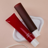Tube souple en plastique PE mat de 150 ml, vide, pour cosmétiques, pommades, beurres corporels, emballage en gros personnalisé