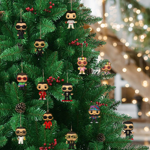 Bad Bunny <b>Advent</b> <b>Calendar</b> 2025 Funko <b>Pop</b> Style Christmas Tree Ornaments Hanging Decorations Gift - Product Image 2