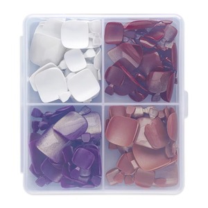 Pièce d'ongle d'orteil préfabriquée semi-finie en forme d'œil de chat Hadiyah <span class=keywords><strong>Beauty</strong></span>, en boîte, détachable, à porter - Product Image 5