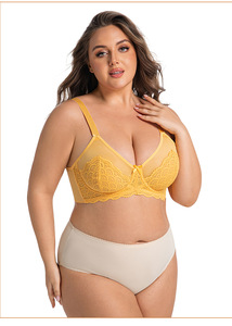 Soutien-gorge en dentelle <span class=keywords><strong>grande</strong></span> <span class=keywords><strong>taille</strong></span> pour femme, bonnets C D E F, avec armatures, couvrance totale, minimiseur, lingerie ultra-fine, <span class=keywords><strong>grande</strong></span> <span class=keywords><strong>taille</strong></span> 46/105 - Product Image 3