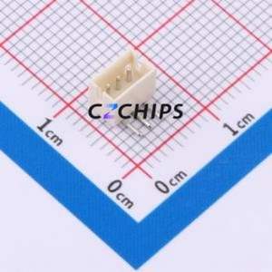 ZX-ZH1.5-WZ3P Wire-to-Board Pin Header Bent Lead Through Hole,P=1.5mm Connector 1x3P 1.5mm Right Angle Insert ZH - Product Image 1