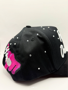 2025年高品质全新原装。 适合所有讨厌我们的人的达尼帽 3D 刺绣徽标仿旧弧形帽檐高帽 - Product Image 4