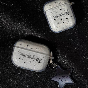 เคส2ND airpods Pro พร้อมพวงกุญแจแฟชั่นน่ารักลายดาวระยิบระยับระยิบระยับระยิบระยับสำหรับ Apple airpods 1 2 3 GIRL - Product Image 1