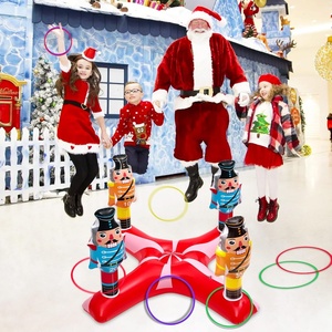 PVC <b>Inflatable</b> Nutcrackers Ring Toss <b>Game</b> 31.1*13.4 Inch for Kids and Adults Indoor Outdoor Xmas Holiday Party Decorations - Product Image 6