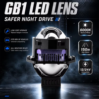 Projecteur laser Bi-LED super lumineux de 3 pouces pour phare de voiture, installation facile, 70W, faisceau haut et bas, longue durée de vie, kit de rétrofit automobile