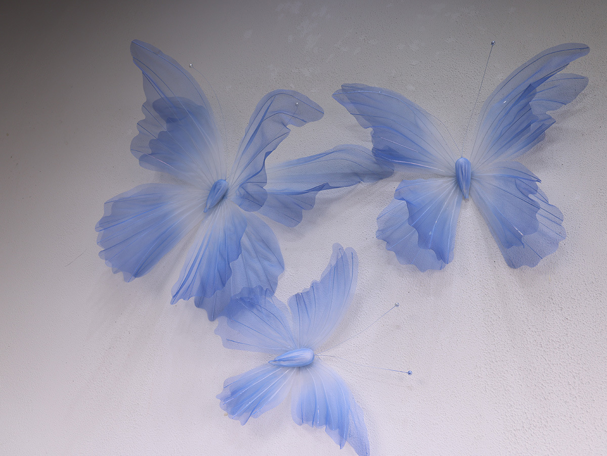 Blue Three Piece Set - Yarn Butterfly