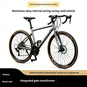 Bicicleta de Carretera 700C de 18 Velocidades, Cuadro de Aluminio, Ultraligera, con Frenos de Disco, Suspensión Delantera, Bicicleta Urbana para Adultos, Hombres y Mujeres - Product Image 4