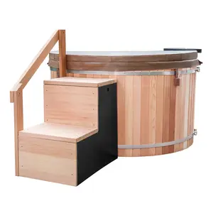 Alpha sauna cedar hot tub with 3KW electrical heater bathtubs