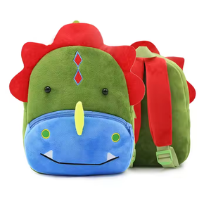 Sacs à dos 3D en peluche douce pour enfants de 1 à 4 ans, cartables de maternelle, sacs d'école animaux pour filles et garçons, vache, singe - Product Image 4