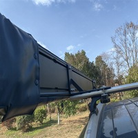 Tente de camping JIYA pour hayon de voiture, imperméable, avec grand auvent et parois latérales pour créer un espace extérieur spacieux