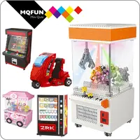 Zrk mini máquina de construção, mini blocos de construção de led, brinquedo educativo