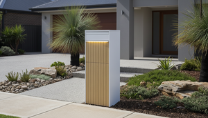 Buzón de Paquetería Metálico para Exteriores, Resistente al Agua, Anti-Robo, de Gran Capacidad para Entrega de Correo y Paquetes, Marca Winland - Product Image 6