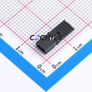 HC-JP254-1-135-0P-B-G1 Shorting Cap / Jumper Cap P=2.54mm Connector 1x2 2.54mm Open Top Type 3A - Product Image 1