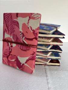 Cuadernos de Tapa Dura con Estampado en Bloque, Tela de Algodón, Páginas de Papel Hechas a Mano, Cuadernos Artesanales para Escribir, Dibujar y Regalar - Product Image 5
