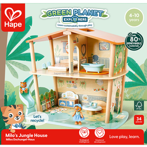 <span class=keywords><strong>Hape</strong></span> Nouveau type de <span class=keywords><strong>maison</strong></span> de <span class=keywords><strong>poupée</strong></span> en bois tigres jungle meubles pour enfants jouets <span class=keywords><strong>maison</strong></span> de <span class=keywords><strong>poupée</strong></span> en bois pour les tout-petits - Product Image 4