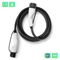 E-mingze Câble de charge EV Câbles de chargeur de voiture portable 7kW 32A Adaptateur de voiture de type 2 à type 2 avec 5m et chargeur Ev 22kW 11kW