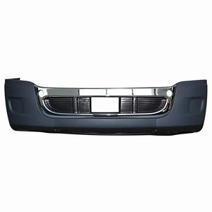 Pare-chocs avant complet chromé BS-FR-201-1C, plastique PP, sans trou pour feux antibrouillard, noir pour Freightliner Cascadia 2008-2017 - Product Image 1
