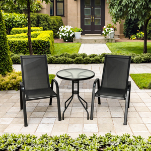 Garden Outdoor Tempered Water Waving Glass <b>Table</b> Top <b>Round</b> Metal <b>Table</b> JYGT1 Outdoor Tempered <b>Table</b> Glass <b>Table</b> <b>Patio</b> Garden Tab - Product Image 6