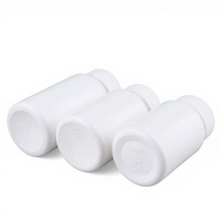Bouteille de 150cc en PEHD pour capsules, comprimés et bonbons, avec bouchon à vis blanc, vente en gros d'usine, bouteille de 120ml pour comprimés de calcium