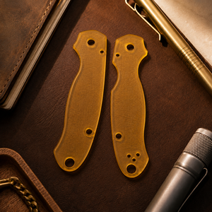 Escamas de Fibra de Carbono OEM Personalizadas de Fábrica para <span class=keywords><strong>Cuchillos</strong></span> <span class=keywords><strong>Spyderco</strong></span> Paramilitary 2 PM2, Escamas de Repuesto CNC - Product Image 4