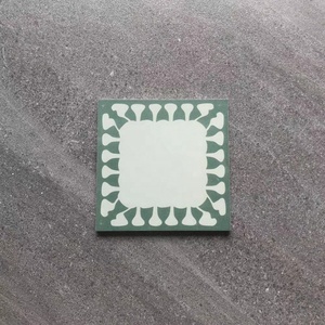 Azulejos de Piso Dorados y Blancos de <span class=keywords><strong>20x20</strong></span>, 300x300mm, Cerámica, 300x300mm, 30x30, con Diseño Floral para Salón - Product Image 6