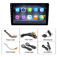 Pemutar Multimedia mobil 7/9/10 inci, dengan pemutar kotak hitam tahan air Gps 2g + 32g sistem Android Video mobil Multimedia Radio Player Dashboard Gps