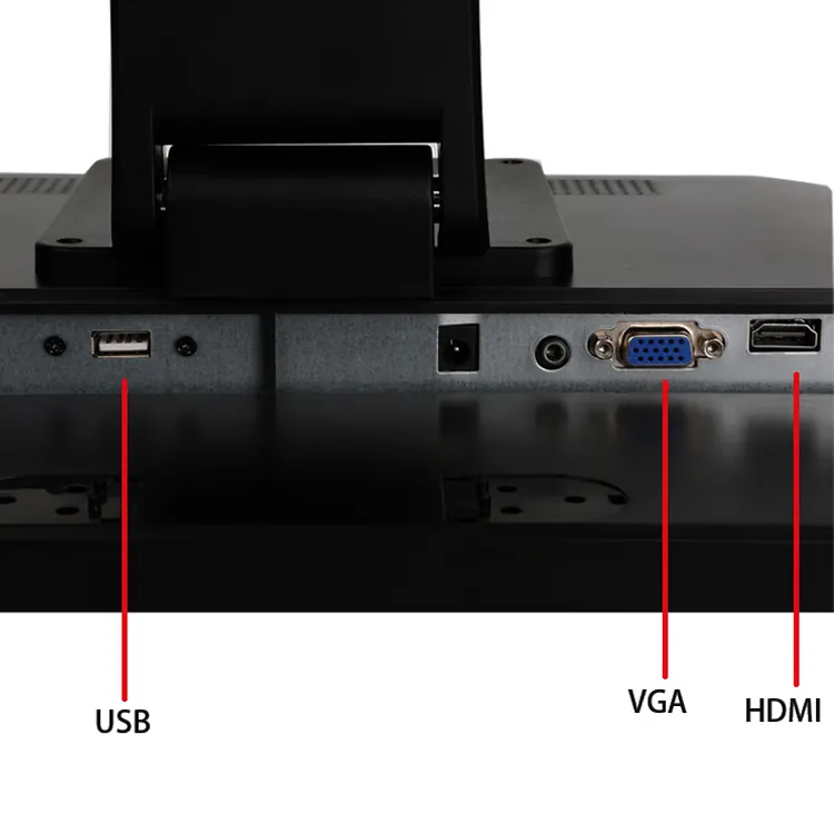 Écran tactile capacitif TFT de 7, 10, 10.1, 12, 15, 17, 18.5, 19, 21.5, 27 pouces, pour PC de bureau