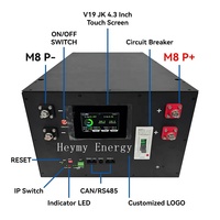 Kit de boîtier de batterie de stockage d'énergie solaire DIY 16S 15kWh LiFePO4 avec BMS JK EU 48V 320Ah 280Ah 300Ah pour batterie lithium LiFePO4