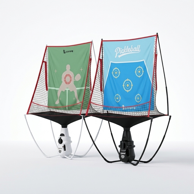 NewChance Portable Automatic Pickleball Launcher with Left/Right Ball Throwing Serving Function and Backpack Pitching Machine