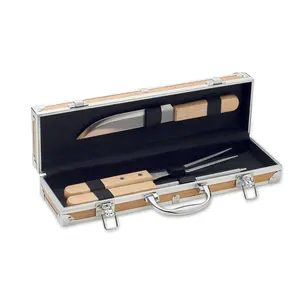 Ensemble barbecue en acier TOOLDERA, gadgets personnalisés - Product Image 1