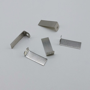 Silver Single Hole 7 Shaped Corner <b>Protector</b> Stainless Steel For <b>Tables</b> Chairs Photo Frames Durable Connector Bracket - Product Image 1