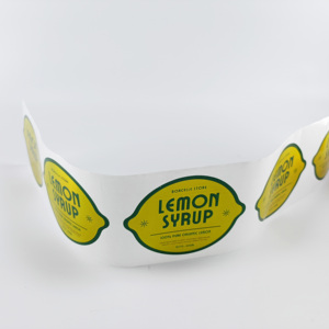 Feuilles d'étiquettes autocollantes holographiques imperméables prédécoupées pour cosmétiques et emballages <span class=keywords><strong>de</strong></span> boissons, rouleaux d'étiquettes imprimées UV - Product Image 5