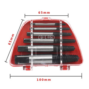 Kit de 6 extracteurs de vis et boulons ménagers – Outil pratique pour retirer les vis cassées et les tuyaux d'eau - Product Image 3