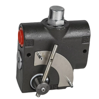 Vanne de régulation de débit hydraulique à compensation de pression série LKF-100, raccords NPT BSP 3/8, 1/2, 3/4 pouces
