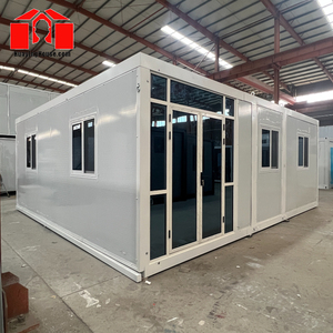 Casa Container 20FT 40FT con Tetto Piatto Australiano, 2 Camere da Letto, Prefabbricata, Mobile ed Espandibile per Ville e Hotel, Costruzione in Acciaio - Product Image 3