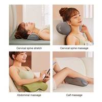 Oreiller de massage du cou Shiatsu avec chaleur et pétrissage profond, masseur cervical en mousse à mémoire de forme OEM/ODM, sans fil et portable