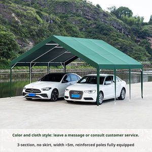 NOWENSOL Abri de voiture moderne 10x20 pieds, robuste, parois latérales amovibles, imperméable, pliable, portable, camping en plein air, <span class=keywords><strong>garage</strong></span> - Product Image 4