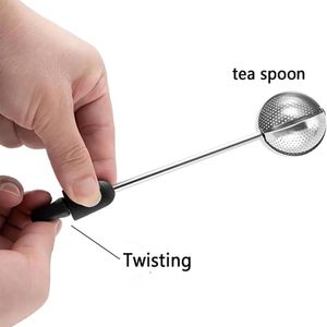 Ball Shaped Twisting Funny Filter Kung Fu Cha Stainless Steel <b>Tea</b> <b>Infuser</b> for <b>Tea</b> - Product Image 4