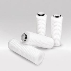 Cartucho de Filtro Plegado de PFA Resistente a Químicos con Clasificación Absoluta de 40 Pulgadas para Electrónica y Agua Ultrapura - Product Image 1