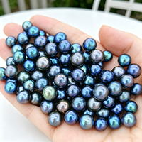 Perles rondes naturelles Muses Jewels, 6-7 mm, haute brillance, sans trou, perles d'eau douce pour la fabrication de bijoux DIY, bracelets, accessoires