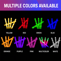 Bâton lumineux LED multicolore en mousse pour la vente en gros, bâton lumineux clignotant en éponge pour accessoires de bar et de cheerleading